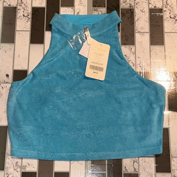 Fabletics Terry Built In Bra Tank - Picture 7 of 9